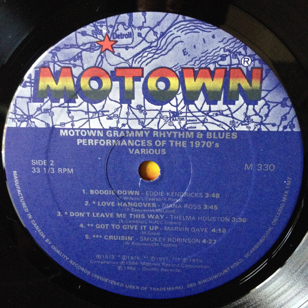 Various - Motown Grammy Rhythm & Blues Performances Of The 70's (LP, Comp) (Mint (M)) - Image 4