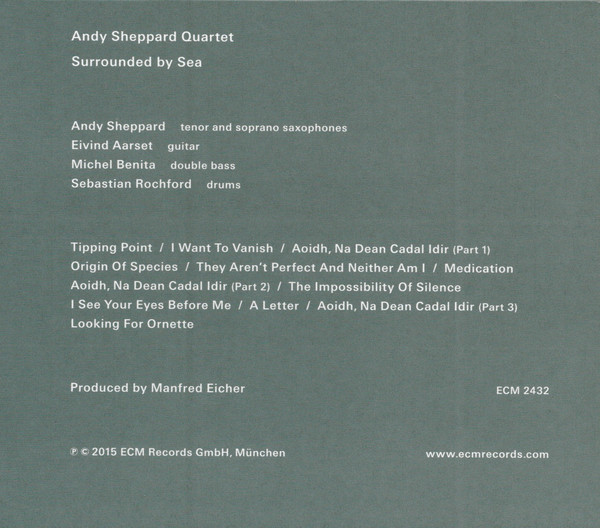 Andy Sheppard Quartet - Surrounded By Sea (CD, Album) (Mint (M)) - Image 2