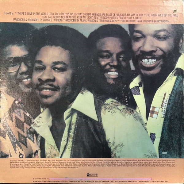 The Mighty Clouds Of Joy - Truth Is The Power (LP, Album) (Mint (M)) - Image 2