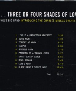 Alternative view of Mingus Big Band - Tonight At Noon... Three Of Four Shades Of Love (CD, Album) (Near Mint (NM or M-))