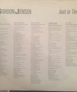 Gordon Jensen (2) - Just In Time  (LP, Album) (Mint (M)) - Image 3