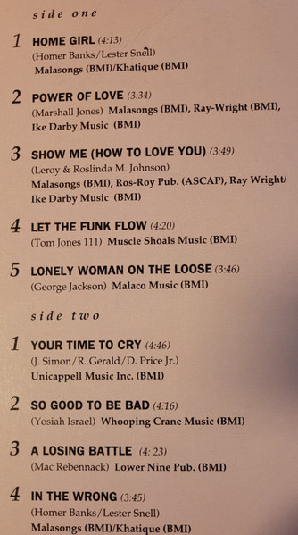 Lynn White - Home Girl (LP, Album) (Mint (M)) - Image 5