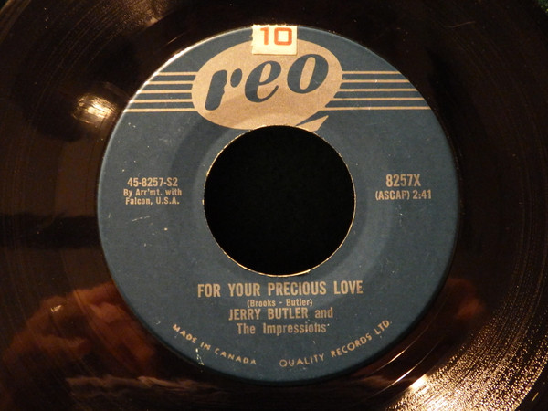 Jerry Butler , And The Impressions - Sweet Was The Wine (7", Single) (Near Mint (NM or M-))