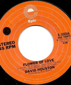 Alternative view of David Houston - A Man Needs Love / Flower Of Love (7") (Very Good Plus (VG+))