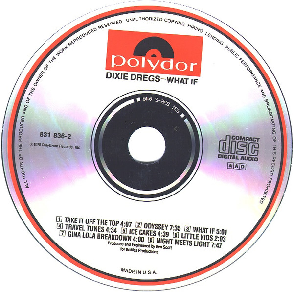 Dixie Dregs - What If (CD, Album, RE, RM) (Mint (M)) - Image 3