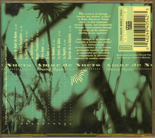 Inti Illimani - Amar De Nuevo (CD, Album) (Near Mint (NM or M-)) - Image 2