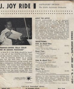 Alternative view of Eddie Safranski - D.J. Joy Ride (7", EP, Promo) (Very Good Plus (VG+))