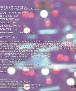 Alternative view of Dave Matthews (3) & The Manhattan Jazz Orchestra - Hey Duke! (CD) (Near Mint (NM or M-))