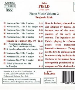 Alternative view of John Field (2) - Benjamin Frith - Piano Music Volume 2 (Nocturnes And Sonatas) (CD, Album) (Near Mint (NM or M-))