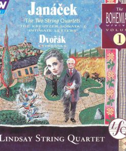 Leoš Janáček / Antonín Dvořák - The Lindsays - The Two String Quartets ("The Kreutzer Sonata" & "Intimate Letters") / Cypresses (CD, RP) (Near Mint (NM or M-))