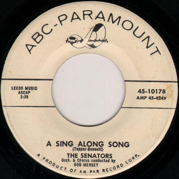 The Senators (6) - There's A New Man In The White House (7") (Very Good Plus (VG+)) - Image 2