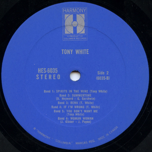 Tony White (17) - Tony White (LP, Album) (Mint (M)) - Image 4