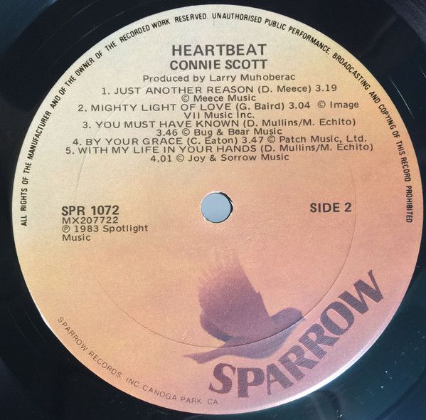 Connie Scott - Heartbeat (LP, Album) (Mint (M)) - Image 4