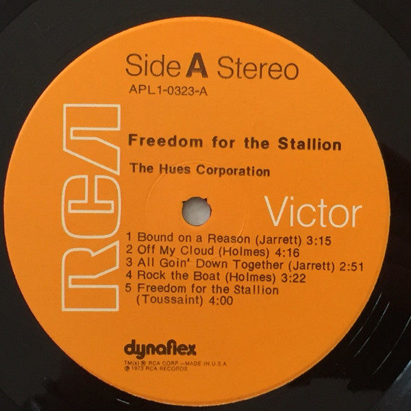 The Hues Corporation - Freedom For The Stallion (LP, Album, Ind) (Mint (M)) - Image 3