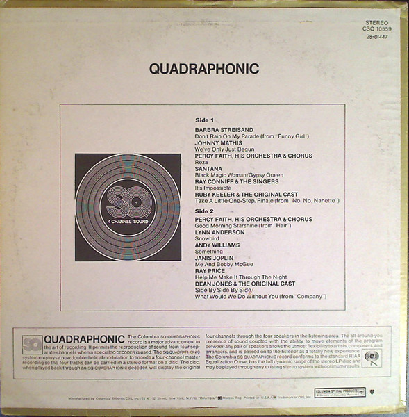 Various - The Spectacular Sound Of Four Channel Stereo (LP, Comp, Quad, Smplr) (Mint (M)) - Image 2