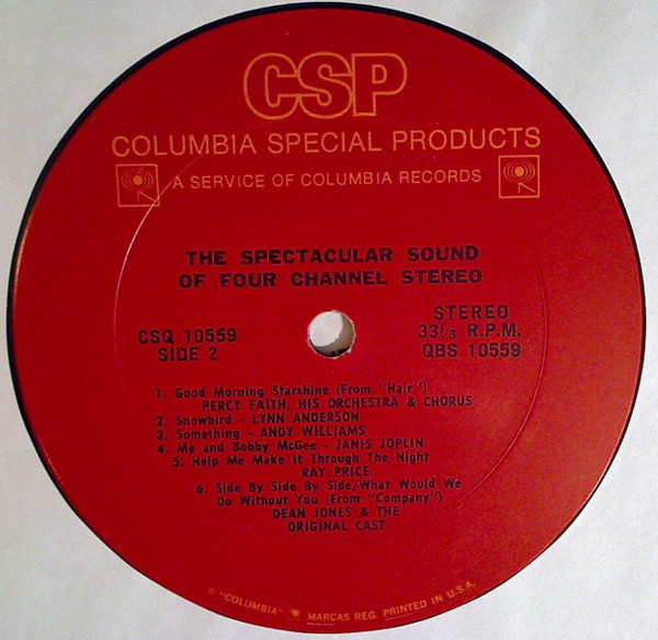 Various - The Spectacular Sound Of Four Channel Stereo (LP, Comp, Quad, Smplr) (Mint (M)) - Image 4