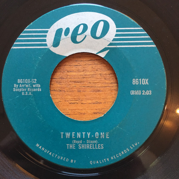 The Shirelles - Big John / Twenty-One (7", Single) (Very Good Plus (VG+)) - Image 2