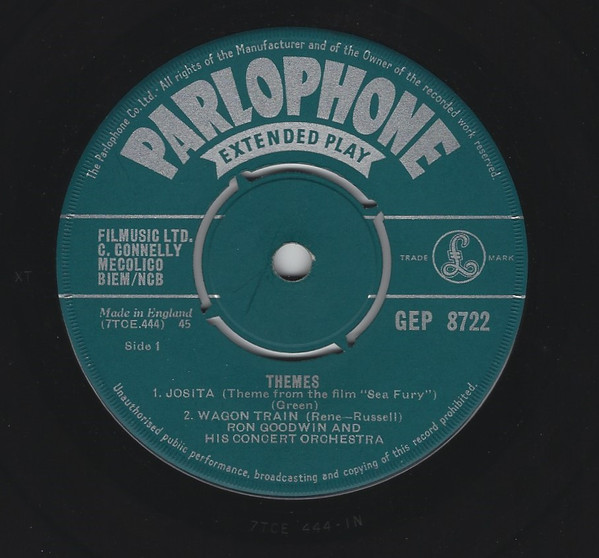 Ron Goodwin And His Orchestra - Themes (7", EP) (Very Good (VG)) - Image 3
