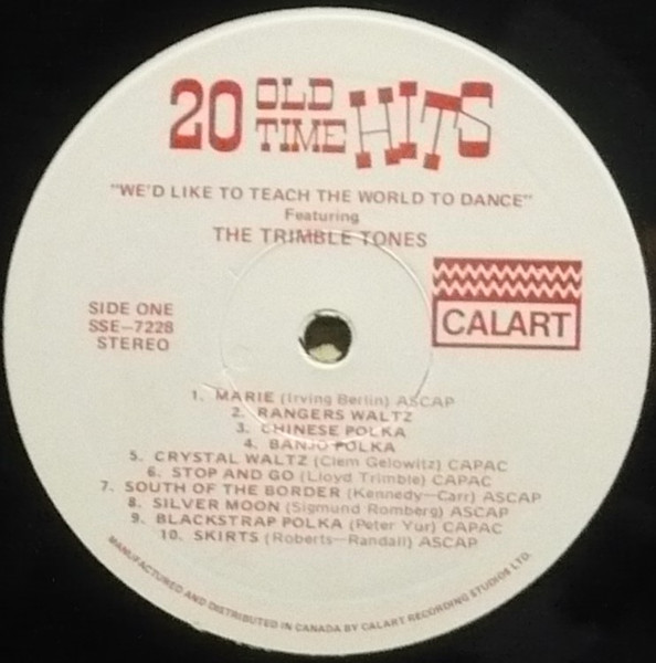 Trimble Tones - 20 Old Time Hits Volume 2 (LP, Album) (Mint (M)) - Image 2