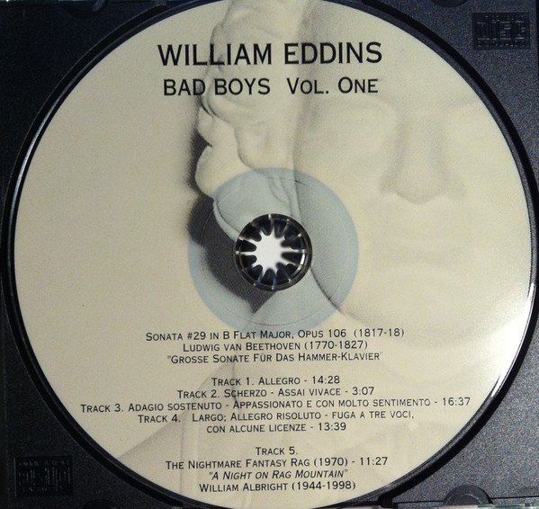 William Eddins, Ludwig van Beethoven, William Albright - Bad Boy Vol. One (CD, Album) (Near Mint (NM or M-)) - Image 3