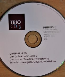 Giuseppe Verdi, Orchestra Of The Royal Opera House, Covent Garden, Bernard Haitink - Don Carlo (3xCD + Box, RE) (Near Mint (NM or M-)) - Image 4