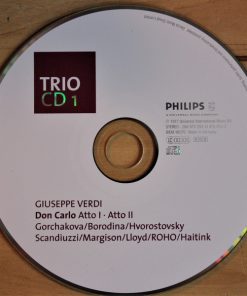 Giuseppe Verdi, Orchestra Of The Royal Opera House, Covent Garden, Bernard Haitink - Don Carlo (3xCD + Box, RE) (Near Mint (NM or M-)) - Image 5