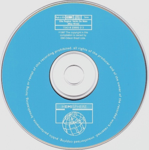 Elis Regina - Vento De Maio (May Wind) (CD, Comp, RM) (Near Mint (NM or M-)) - Image 3