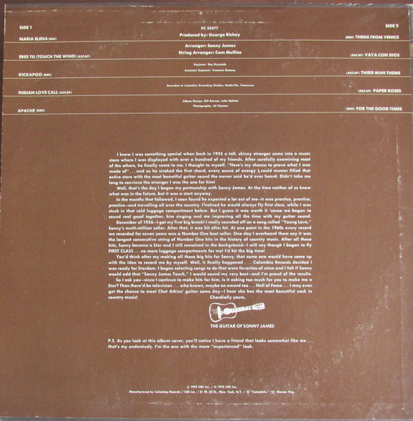 Sonny James - The Guitars Of Sonny James (LP, Album) (Mint (M)) - Image 2
