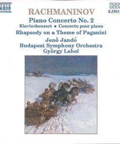 Sergei Vasilyevich Rachmaninoff, Jenö Jandó, Budapest Symphony Orchestra, György Lehel - Piano Concerto No. 2 • Rhapsody On A Theme Of Paganini (CD, Album, RE) (Near Mint (NM or M-))