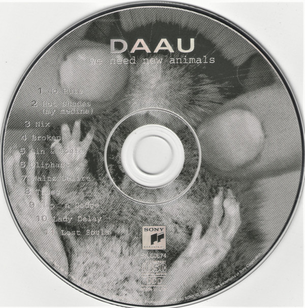 DAAU - We Need New Animals (CD, Album) (Near Mint (NM or M-)) - Image 3