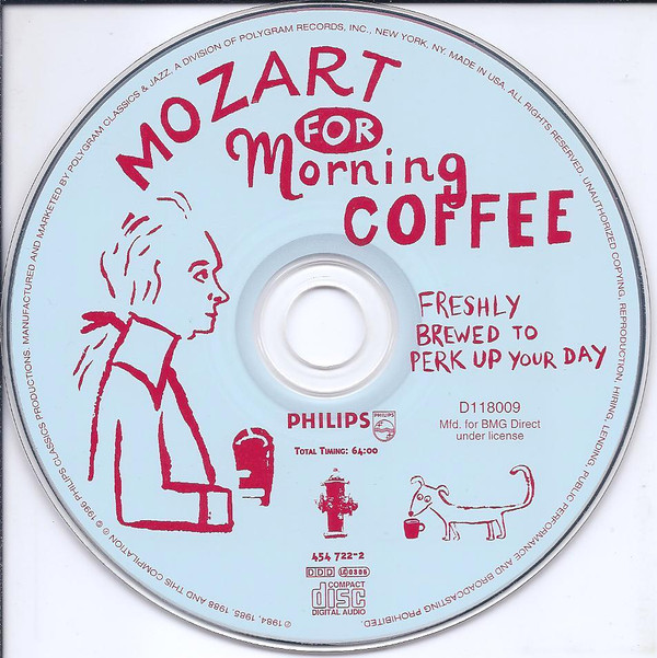 Wolfgang Amadeus Mozart - Mozart For Morning Coffee (CD, Comp, Club) (Near Mint (NM or M-)) - Image 3