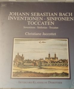 Johann Sebastian Bach - Christiane Jaccottet - Inventionen Sinfonien Toccaten (CD, Album) (Near Mint (NM or M-))