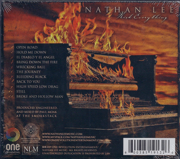 Nathan Lee (2) - Risk Everything (CD, Album) (Near Mint (NM or M-)) - Image 2
