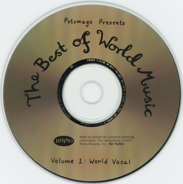 Various - The Best Of World Music - Volume 1: World Vocal (CD, Comp, RE, Dig) (Near Mint (NM or M-)) - Image 2