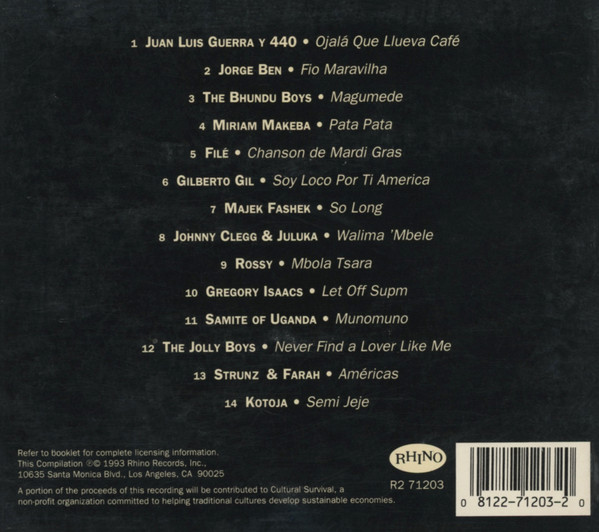 Various - The Best Of World Music - Volume 1: World Vocal (CD, Comp, RE, Dig) (Near Mint (NM or M-)) - Image 3