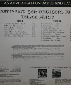 Alternative view of Betty and Her Brothers Five - Dance Party (LP, Album) (Mint (M))