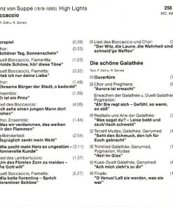 Alternative view of Franz von Suppé, Berliner Symphoniker, Frank Fox, Ursula Schirrmacher, Rudolf Schock, Renate Holm, Peter Manuel, Anna Moffo - Boccaccio / Die Schöne Galathée (CD, Comp) (Near Mint (NM or M-))