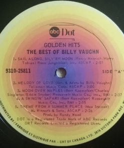 Billy Vaughn - Golden Hits: The Best Of Billy Vaughn (LP, Album, Comp) (Mint (M)) - Image 3