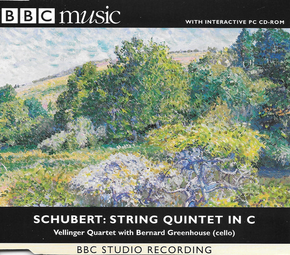Franz Schubert - Vellinger Quartet with Bernard Greenhouse - String Quintet In C (CD, Album, Sli) (Near Mint (NM or M-))