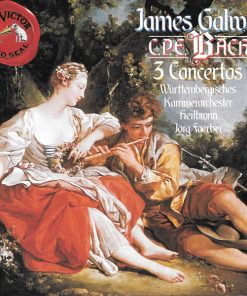 Carl Philipp Emanuel Bach - James Galway, Württembergisches Kammerorchester, Jörg Faerber - 3 Concertos (H.445 - H.438 - H.426) (CD, Album) (Near Mint (NM or M-))