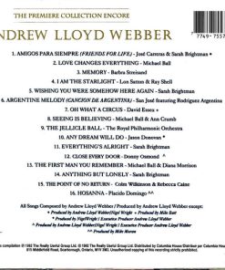 Alternative view of Various, Andrew Lloyd Webber - Andrew Lloyd Webber: The Premiere Collection Encore (CD, Comp, Club, RE) (Near Mint (NM or M-))