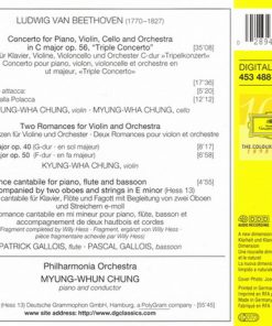 Alternative view of Ludwig van Beethoven – Chung Trio • Patrick Gallois • Pascal Gallois • Philharmonia Orchestra • Myung-Whun Chung - Triple Concerto • Romance In E Minor • Violin Romances Opp. 40 & 50 (CD, Album, PMD) (Near Mint (NM or M-))
