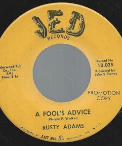 Rusty Adams (2) - A Fool's Advice (7", Promo) (Very Good Plus (VG+))