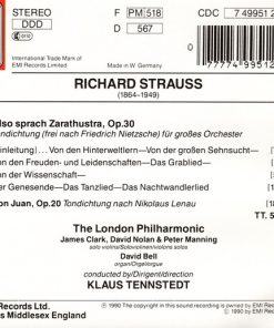 Alternative view of Richard Strauss  -  London Philharmonic Orchestra, Klaus Tennstedt - Also Sprach Zarathustra / Don Juan (CD, Album) (Near Mint (NM or M-))
