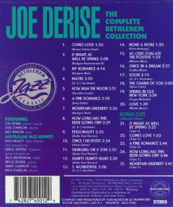 Alternative view of Joe Derise - The Complete Bethlehem Collection (CD, Comp) (Near Mint (NM or M-))