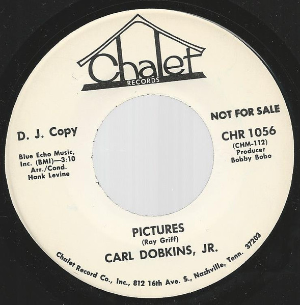 Carl Dobkins Jr. - My Heart Is An Open Book / Pictures (7", Promo) (Very Good (VG)) - Image 2
