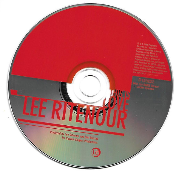 Lee Ritenour - This Is Love (CD, Album, Club) (Mint (M)) - Image 3