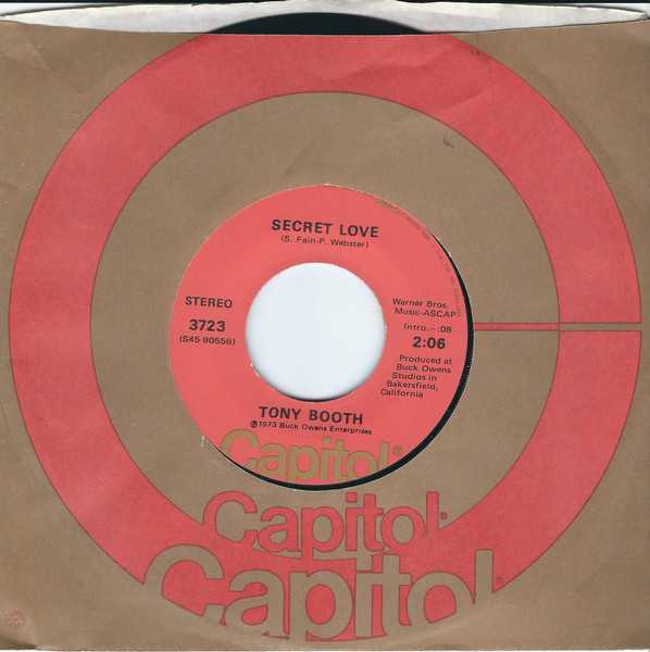 Tony Booth - Secret Love (7", Los) (Very Good Plus (VG+)) - Image 3