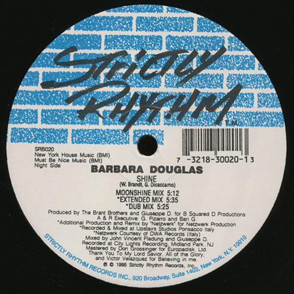 Barbara Douglas - Shine (12") (Mint (M)) - Image 2