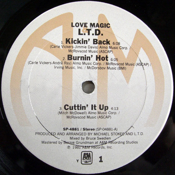 L.T.D. - Love Magic (LP, Album) (Mint (M)) - Image 2